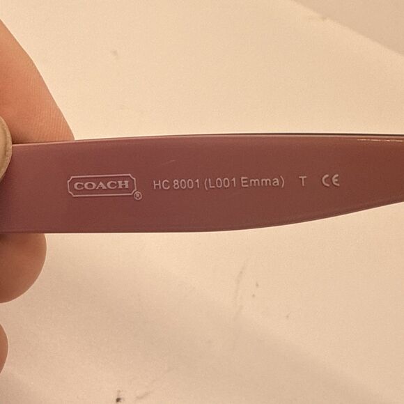 Coach HC 8001(L001 Emma) 5053/11(Black) 57-17-135 2N Sun/eyeglasses FRAMES ONLY - Picture 7 of 10